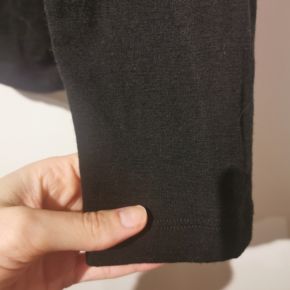 Icebreaker Xl Black Merino 175 Everyday Long Sleeve Crew Top Perfect 4 Layering - Picture 3 of 6